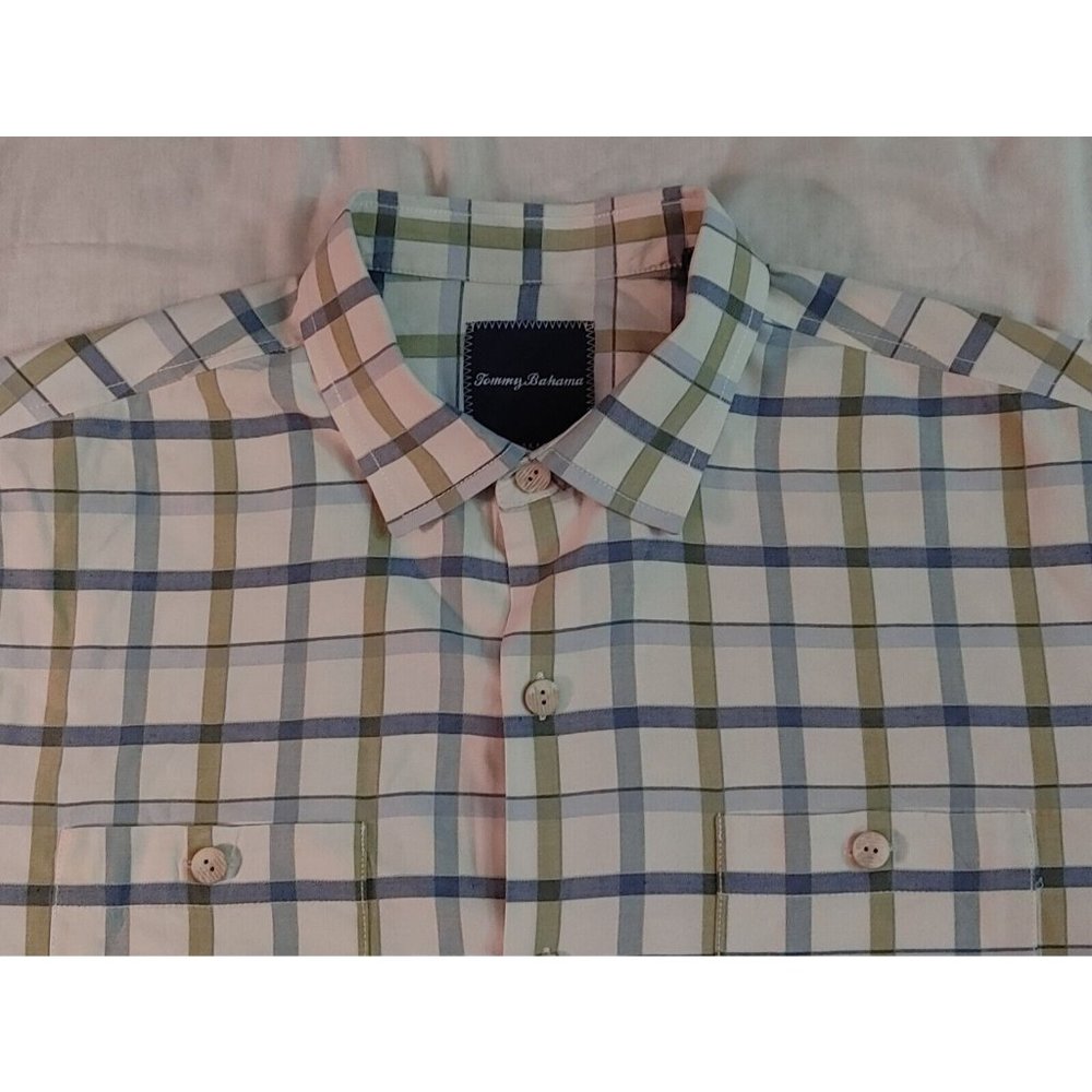 Tommy Bahama Silk Hawaiian Camp Shirt Mens sz Large